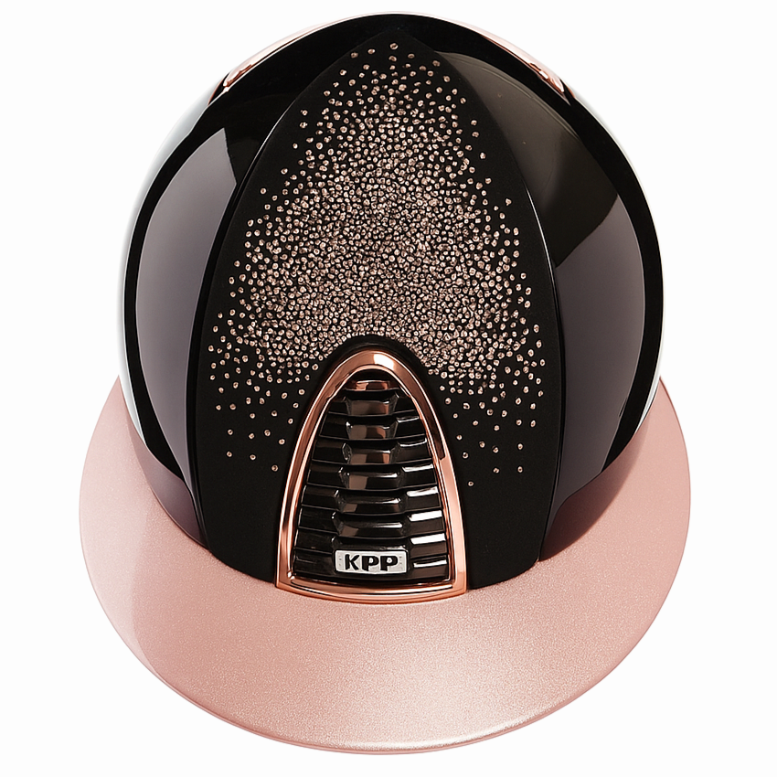 Kask KEP Italia CROMO 2.0 Textile Metal Milano Satin Street Black / Crystal - Cavalo